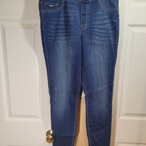 Nine West Heidi Pull On Skinny Yoga Stretch Women's Jeans Pants